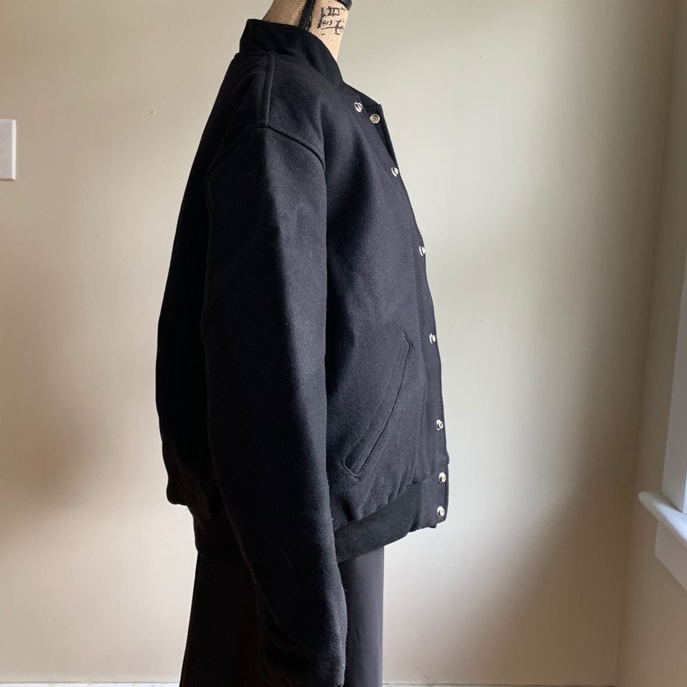 G.A.M.E Sportswear black wool blend jacket - Picture 2 of 12